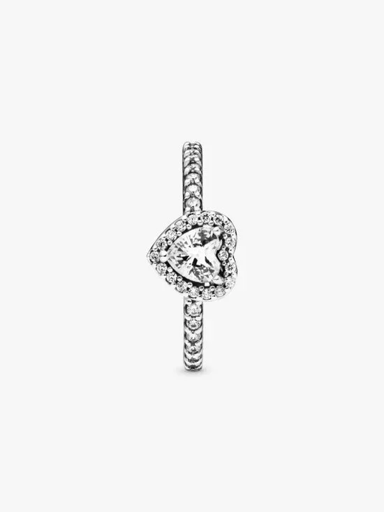 Pandora Elevated Heart Ring - Picture 4 of 5